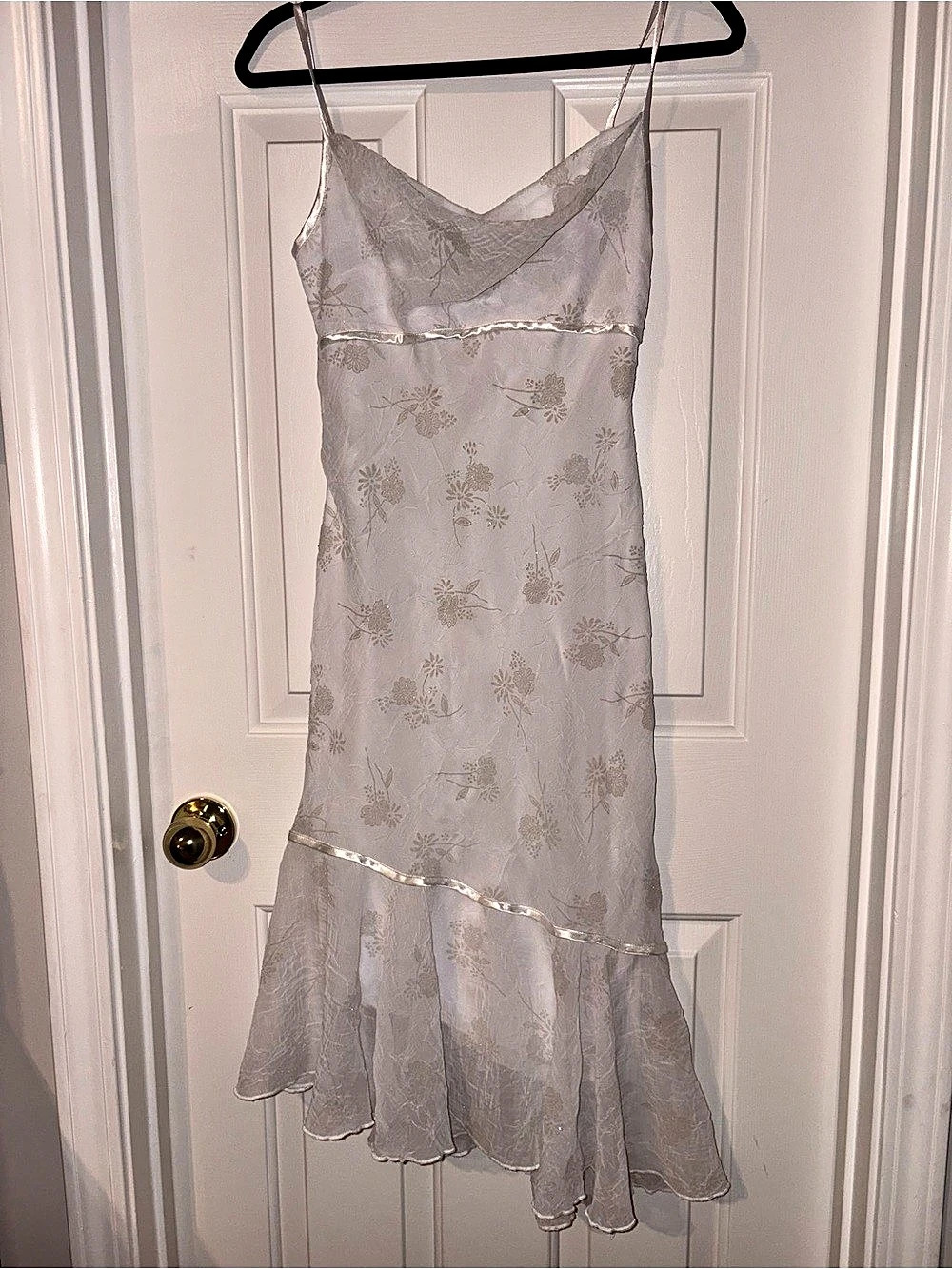 Ruby Rox Floral Mini Dress in White Like New
